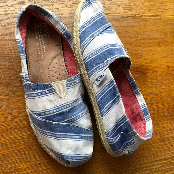 toms striped espadrilles